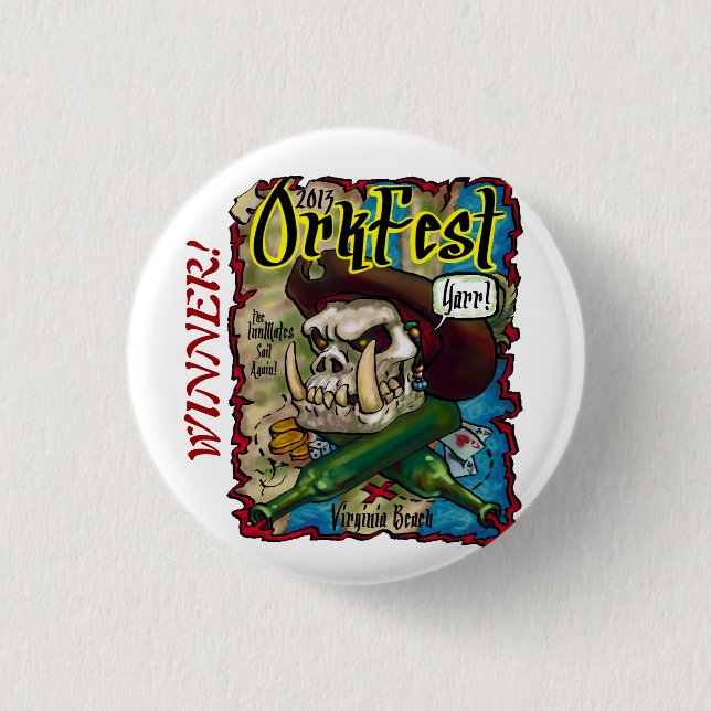 Badge Rond 2,50 Cm Bouton d'OrkFest 2013 (Devant)