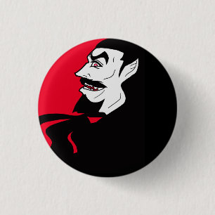 Badge Rond 2,50 Cm Bouton Dracula à l'étranger