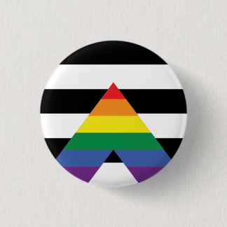 Badge Rond 2,50 Cm Bouton Drapeau Ally Pride droite