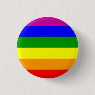 Badge Rond 2,50 Cm Bouton/drapeau de gay pride