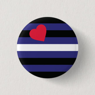 Badge Rond 2,50 Cm Bouton Drapeau de la Fierté en cuir