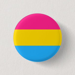 Badge Rond 2,50 Cm Bouton Drapeau De Pride Pansexual