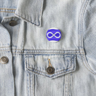 Badge Rond 2,50 Cm Bouton Drapeau des Métis Bouton Drapeau des Métis