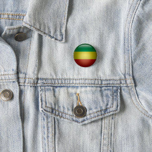 Badge Rond 2,50 Cm Bouton Drapeau éthiopien