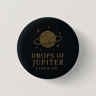 Badge Rond 2,50 Cm Bouton Drops of Jupiter