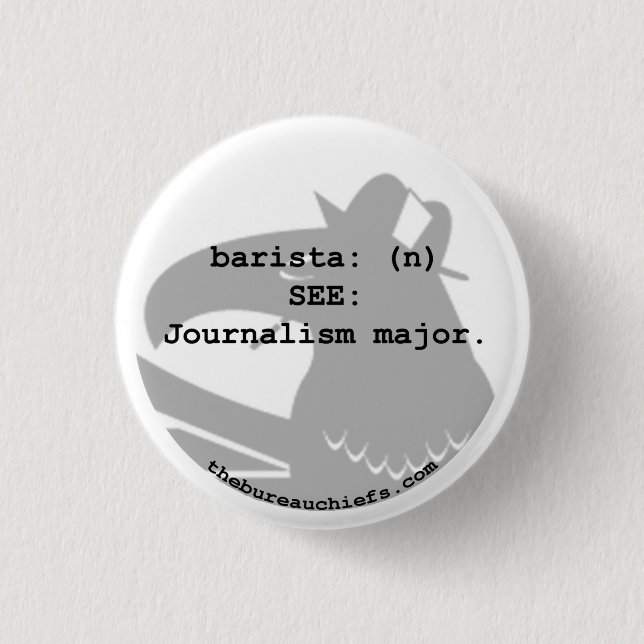 Badge Rond 2,50 Cm Bouton du barman 1,25" (Devant)