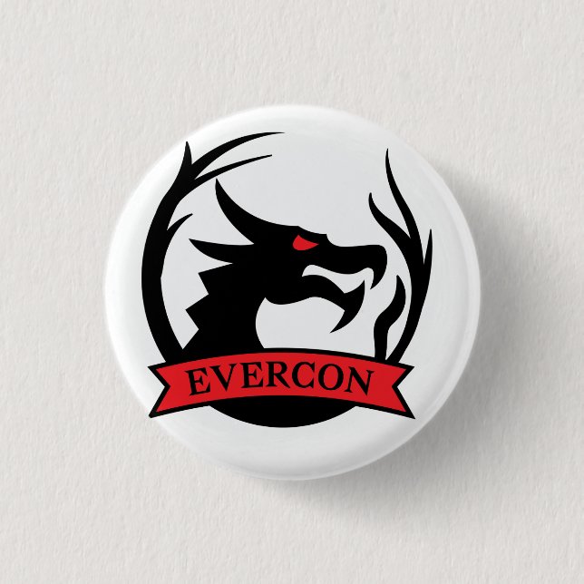 Badge Rond 2,50 Cm Bouton du logo Evercon (Devant)