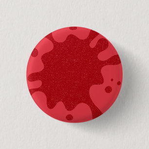Badge Rond 2,50 Cm Bouton éclaboussure rouge tomate personnalisé