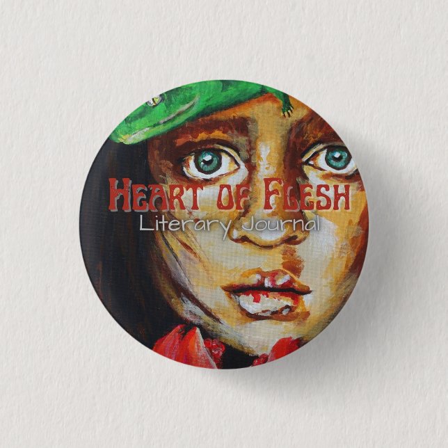 Badge Rond 2,50 Cm Bouton - Eve et le Serpent (Devant)