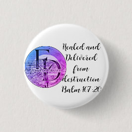 Badge Rond 2,50 Cm Bouton FD