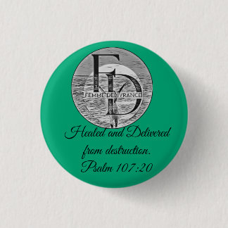 Badge Rond 2,50 Cm Bouton Femme Delivrance