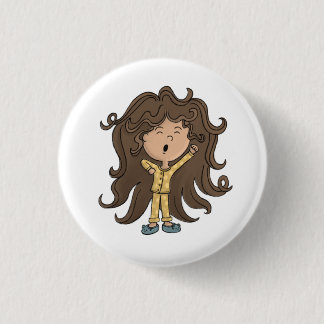 Badge Rond 2,50 Cm Bouton fille pyjama