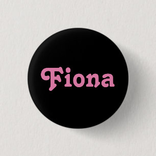 Badge Rond 2,50 Cm Bouton Fiona