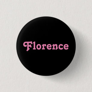 Badge Rond 2,50 Cm Bouton Florence
