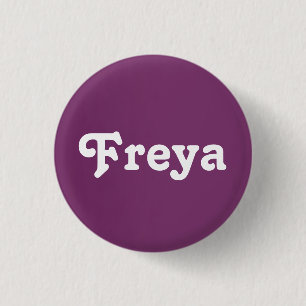 Badge Rond 2,50 Cm Bouton Freya
