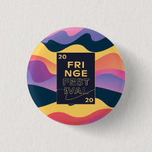 Badge Rond 2,50 Cm Bouton Fringe Festival