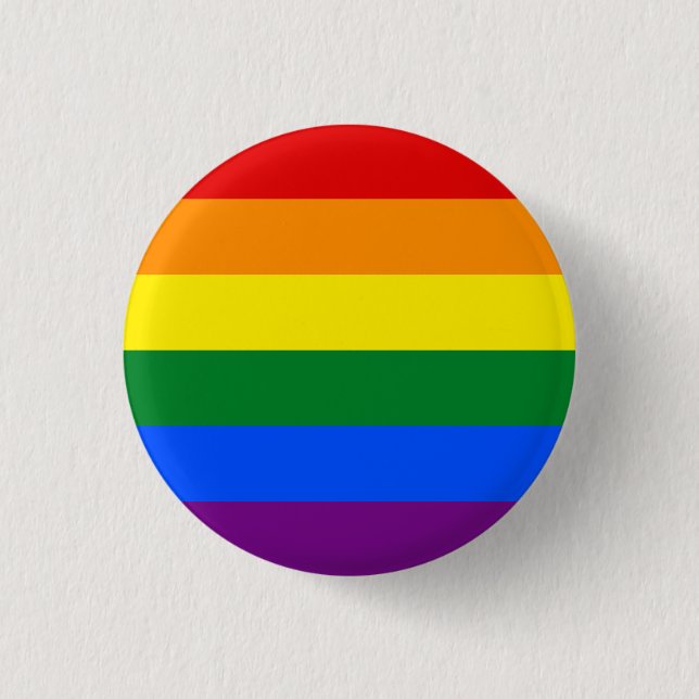 Badge Rond 2,50 Cm Bouton gai de drapeau (Devant)