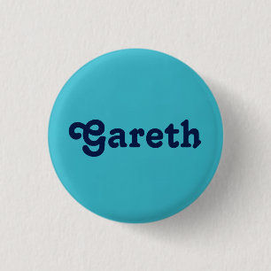 Badge Rond 2,50 Cm Bouton Gareth
