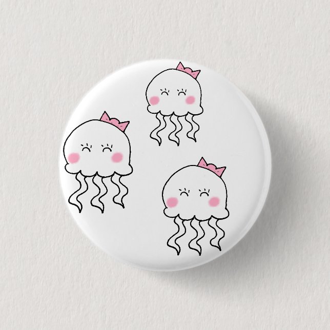 Badge Rond 2,50 Cm Bouton gelée (Devant)