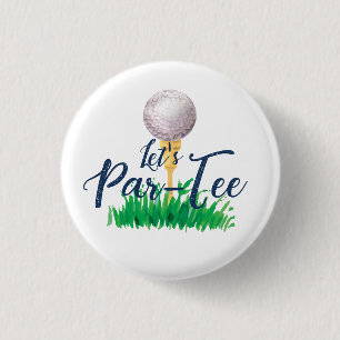 Badge Rond 2,50 Cm Bouton Golf Party