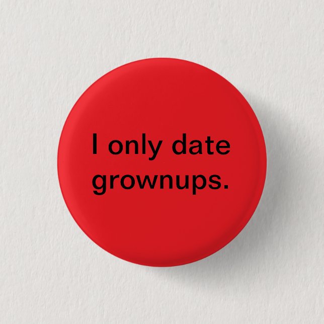 Badge Rond 2,50 Cm Bouton Grandeur (Devant)