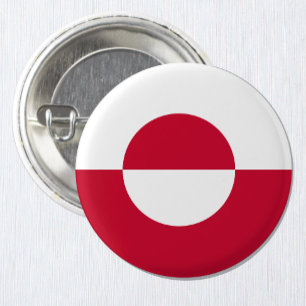Badge Rond 2,50 Cm Bouton Groenland, mode drapeau patriotique groenla