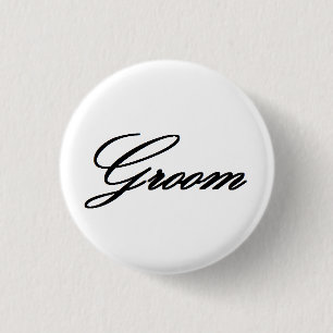 Badge Rond 2,50 Cm Bouton HAMbyWG - Groom