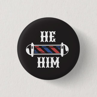 Badge Rond 2,50 Cm Bouton HE/HIM Pronoun