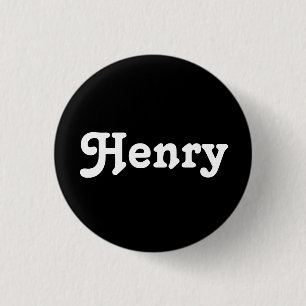 Badge Rond 2,50 Cm Bouton Henry