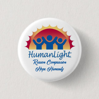 Badge Rond 2,50 Cm Bouton HumanLight
