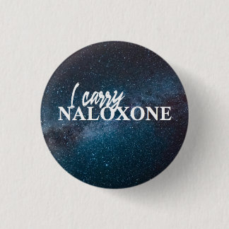 Badge Rond 2,50 Cm Bouton I Carry Naloxone