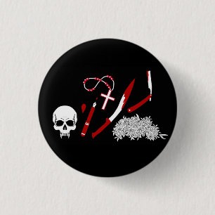 Badge Rond 2,50 Cm Bouton Icônes Jonathan Harker