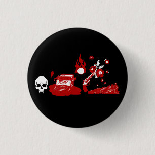 Badge Rond 2,50 Cm Bouton Icônes Mina Harker