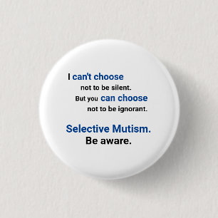 Badge Rond 2,50 Cm Bouton Ignorant