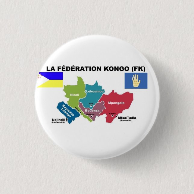 Badge Rond 2,50 Cm Bouton Indicateur FK (Devant)