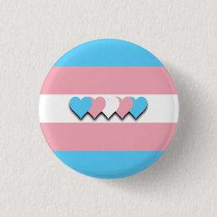 Badge Rond 2,50 Cm Bouton indicateur transgenre