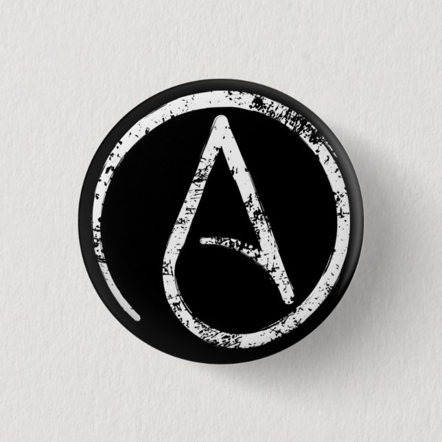 Badge Rond 2,50 Cm Bouton international de l'Alliance athée (Devant)