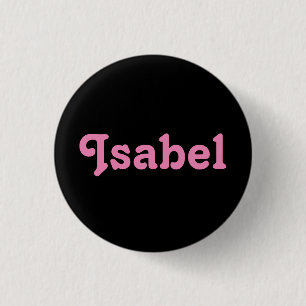 Badge Rond 2,50 Cm Bouton Isabel