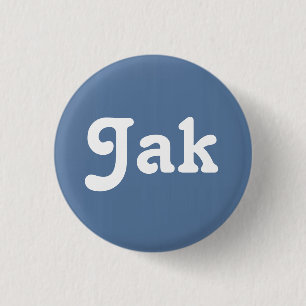 Badge Rond 2,50 Cm Bouton Jak