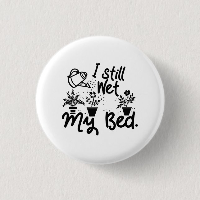 Badge Rond 2,50 Cm Bouton Jardinage Gardener (Devant)