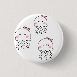 Badge Rond 2,50 Cm Bouton Jelly Jelly