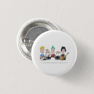 Badge Rond 2,50 Cm Bouton Jour Vert