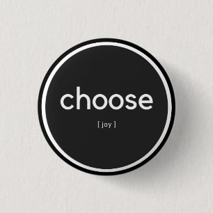 Badge Rond 2,50 Cm bouton [joy]