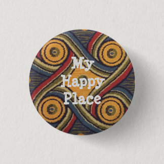Badge Rond 2,50 Cm Bouton Joyeux Lieu