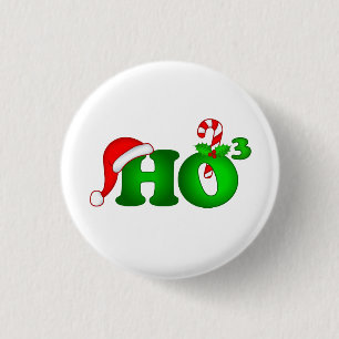Badge Rond 2,50 Cm Bouton Joyeux Noël rond
