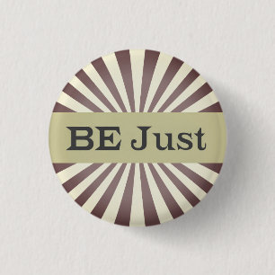 Badge Rond 2,50 Cm Bouton Justice