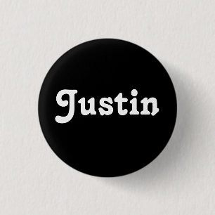 Badge Rond 2,50 Cm Bouton Justin
