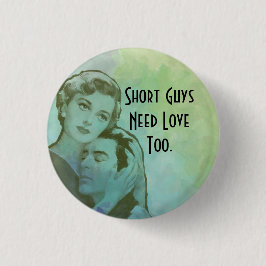 Badge Rond 2,50 Cm Bouton "L'Amour Trop" pour les petits garçons