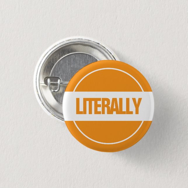Badge Rond 2,50 Cm Bouton littéral (Devant & derrière)