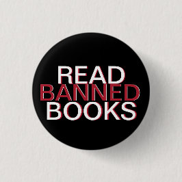 BADGE ROND 2,50 CM BOUTON LIVRES INTERDITS EN MINI LECTURE